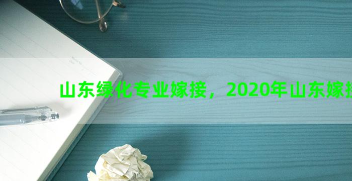 山东绿化专业嫁接，2020年山东嫁接视频